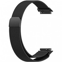 Браслет Rumi Milanese loop для Huawei Band 7 Черный