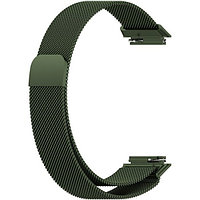 Браслет Rumi Milanese loop для Huawei Band 7 Темно-зеленый