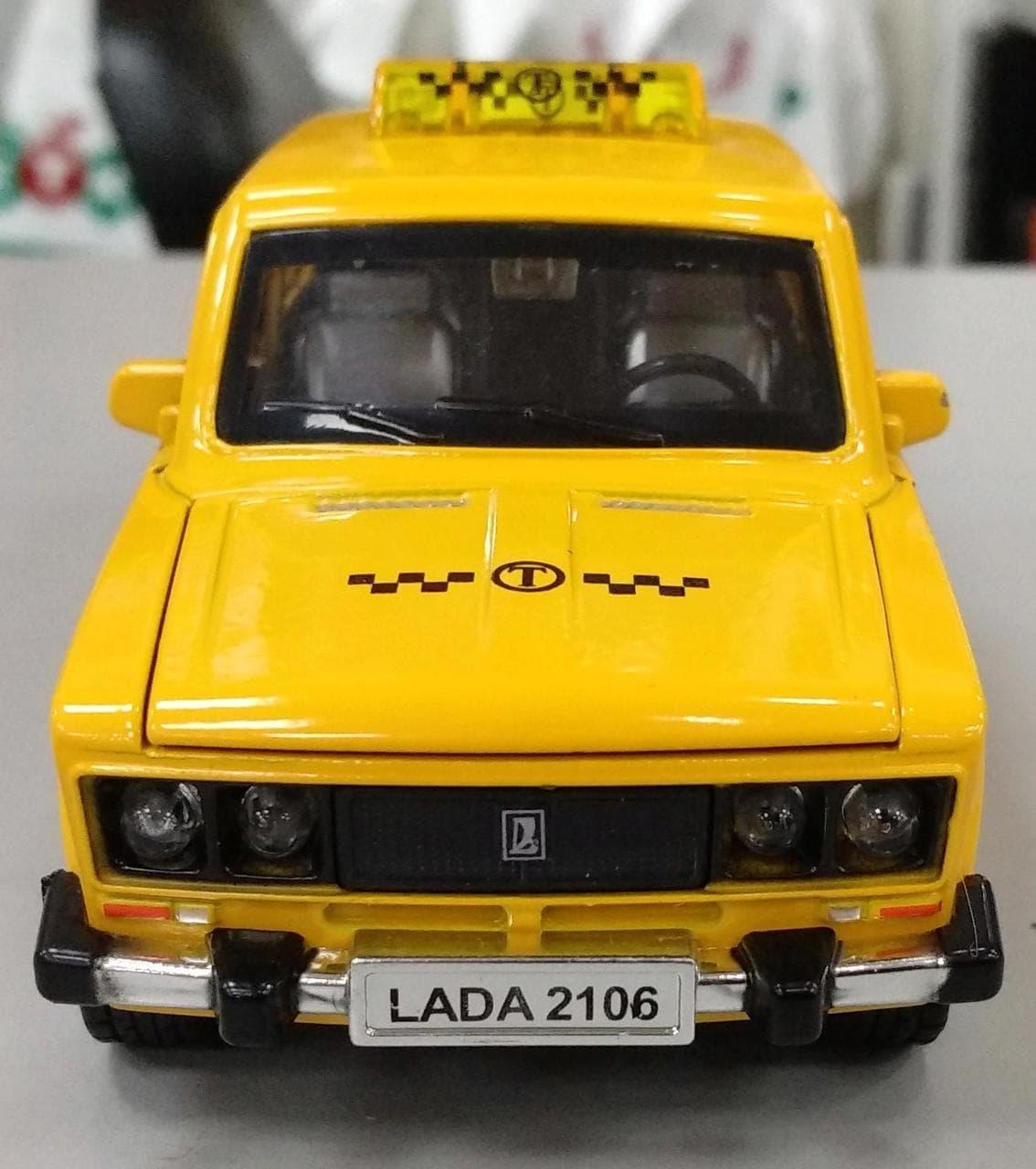 Автомобиль металлический инерционный LADA 2106 ТАКСИ со звуком и светом - фото 2 - id-p201625509