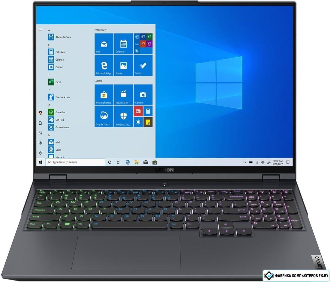 Игровой ноутбук Lenovo Legion 5 Pro 16ACH6H 82JQ00LGPB - фото 1 - id-p201629968