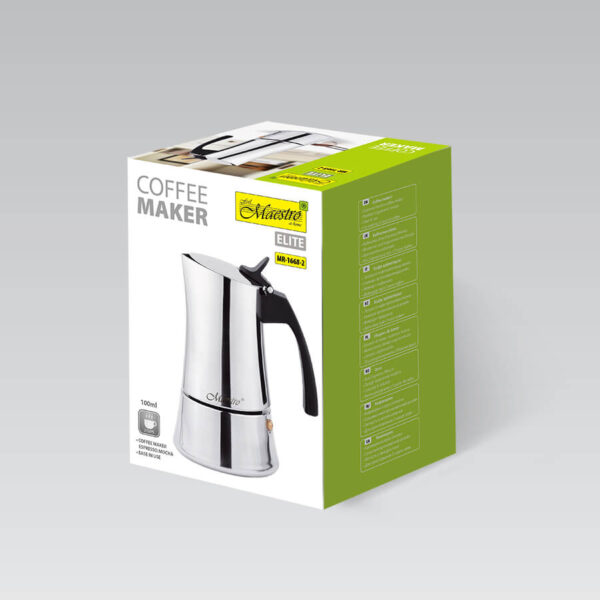Гейзерная кофеварка Maestro MR-1668-4 - фото 5 - id-p201637622