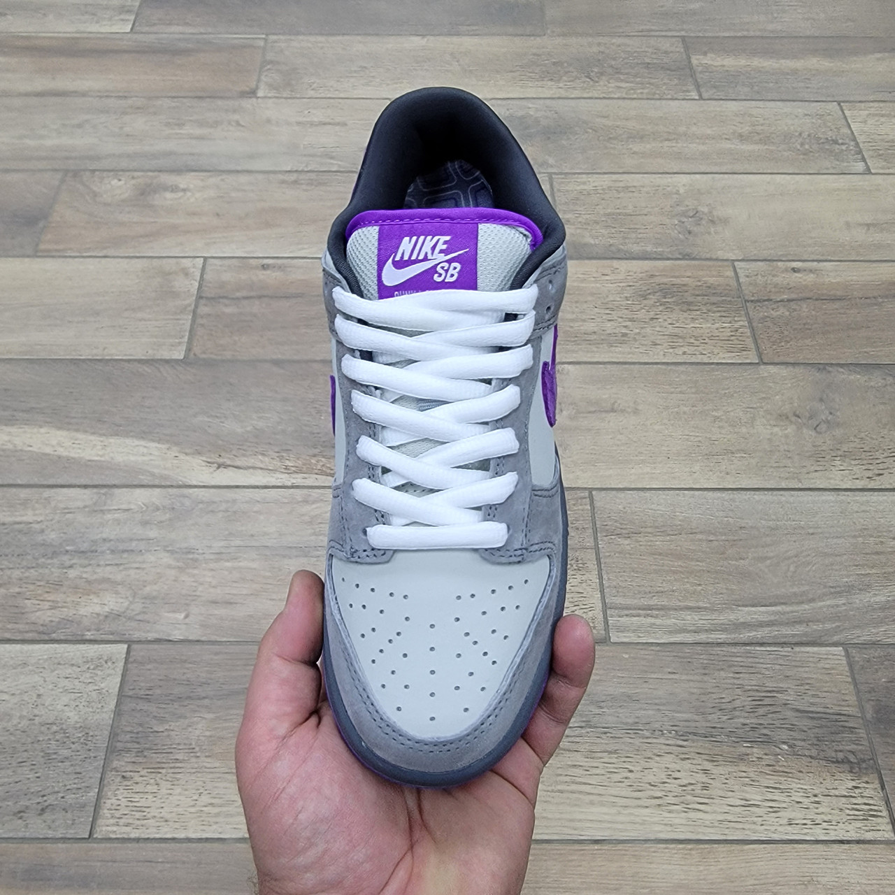 Кроссовки Wmns Nike Dunk Low Pro SB Purple Pigeon - фото 3 - id-p201641834