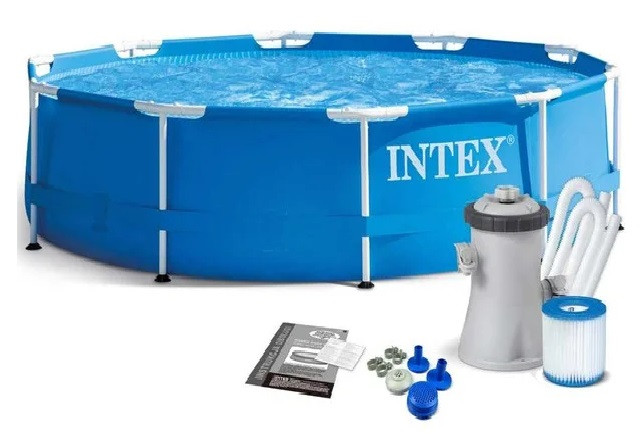 Каркасный бассейн Intex 305 x 76см с фильтр-насосом 2000 л/ч, арт. 28202, фото 1