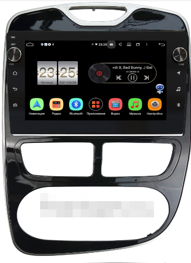Штатная магнитола Canbox для Renault Clio 4 (2012-2016) на Android 10 (4/32, DSP, IPS, с крутилками - фото 1 - id-p201642403
