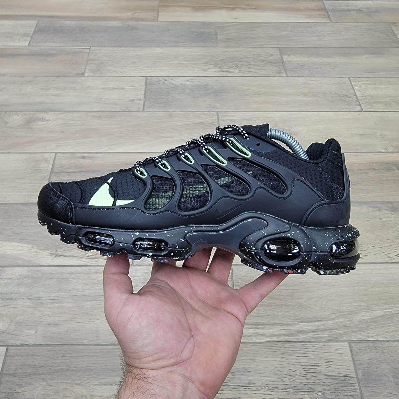 Кроссовки Nike Air Max Terrascape Plus Black Lime Anthracite Dark Smoke Grey