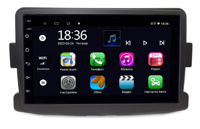 Магнитола в штатное место Renault Duster OEM 2/32 на Android 10