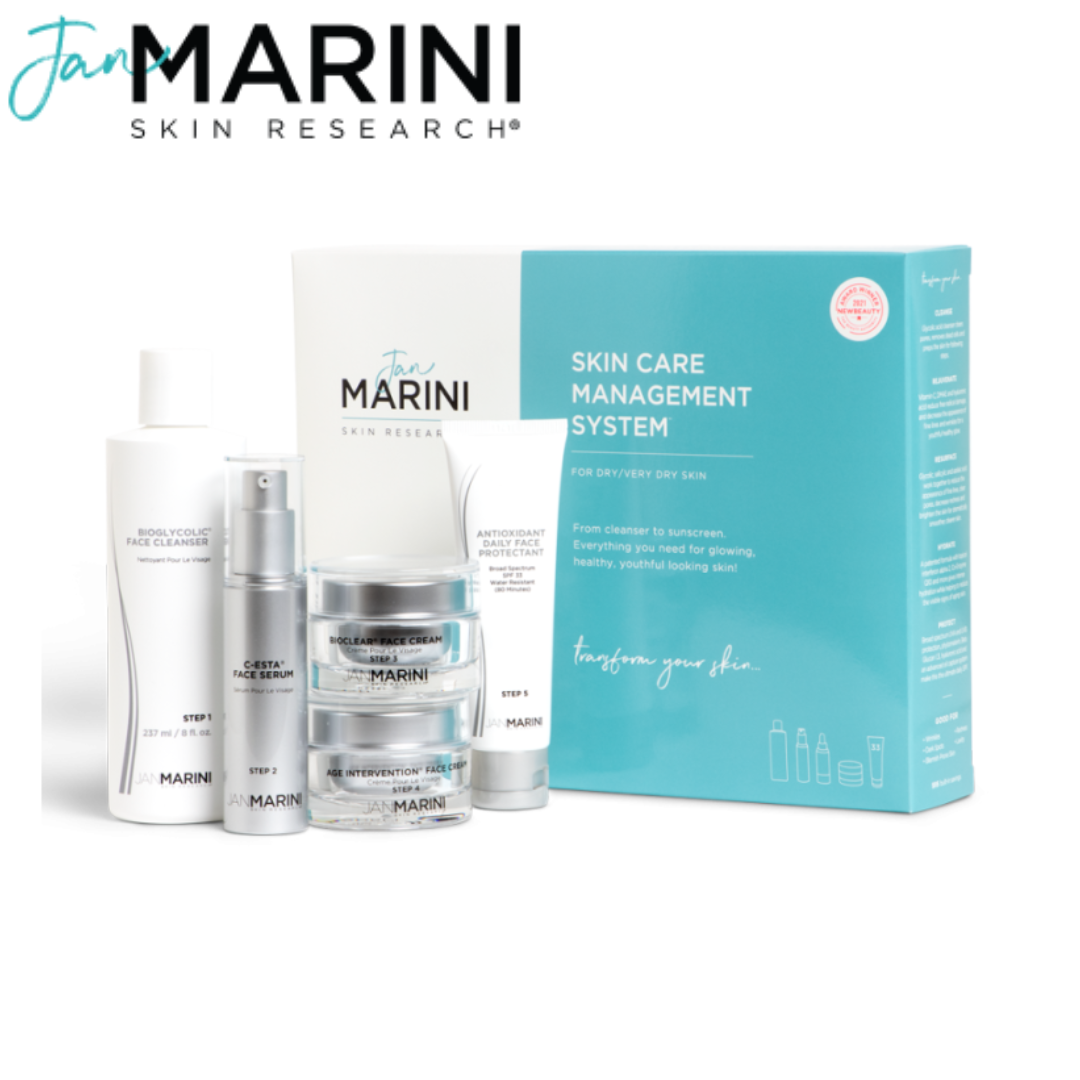 Система ухода для сухой и очень сухой  кожи с SPF 33 Travel Size Skin Care Management System™ Jan Marini