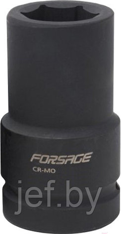 Головка ударная глубокая 1" 49мм 6-гранная FORSAGE F-48510049, фото 2