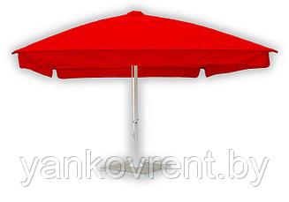 Зонт 4х4 метра красного цвета