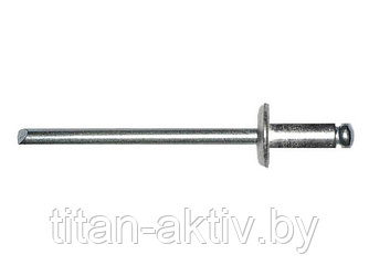 Заклепка вытяжная 2.4х6 мм алюминий/сталь, цинк (50 шт в зип-локе) STARFIX