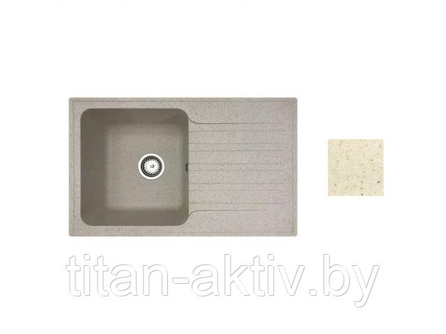 Мойка кухонная из искусственного камня ART песочный 770х475 мм, AV Engineering - фото 1 - id-p201645924