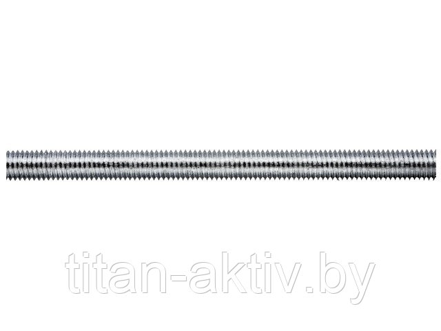 Шпилька резьбовая М14х1000 мм цинк, кл.пр. 5.8, угол резьбы 60°, DIN 975 (STARFIX)