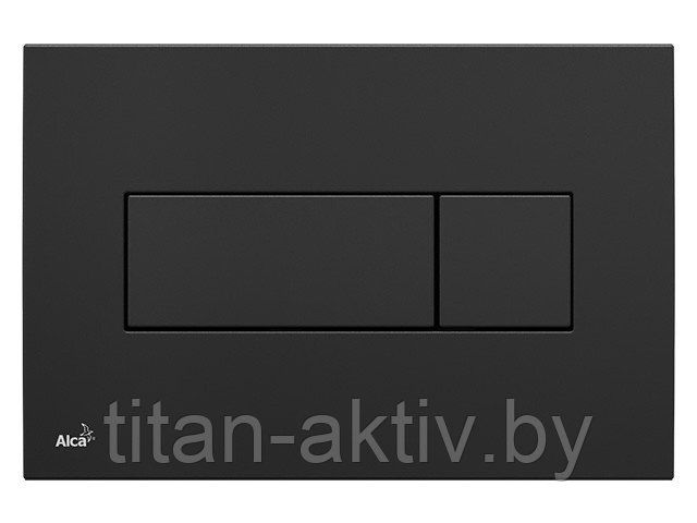 Кнопка управления для систем инсталляций (черная), Alcaplast