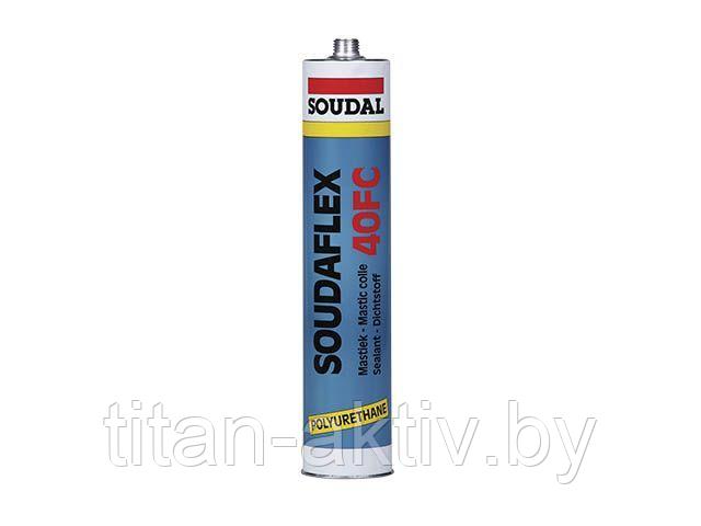 Клей-герметик полиуретановый ""Soudal"" Soudaflex 40FC белый 300 мл