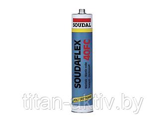 Клей-герметик полиуретановый ""Soudal"" Soudaflex 40FC белый 300 мл