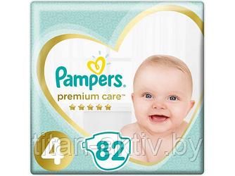 Подгузники детск. однораз. Premium Care Maxi (9-14 кг) 82 шт. Pampers