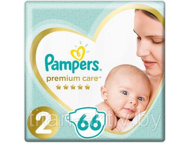 Подгузники детск. однораз. Premium Care Mini (4-8 кг) 66 шт. Pampers - фото 1 - id-p201646469