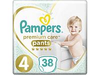 Подгузники-трусики детск. однораз. Premium Care Pants Maxi (9-15 кг) 38 шт. Pampers