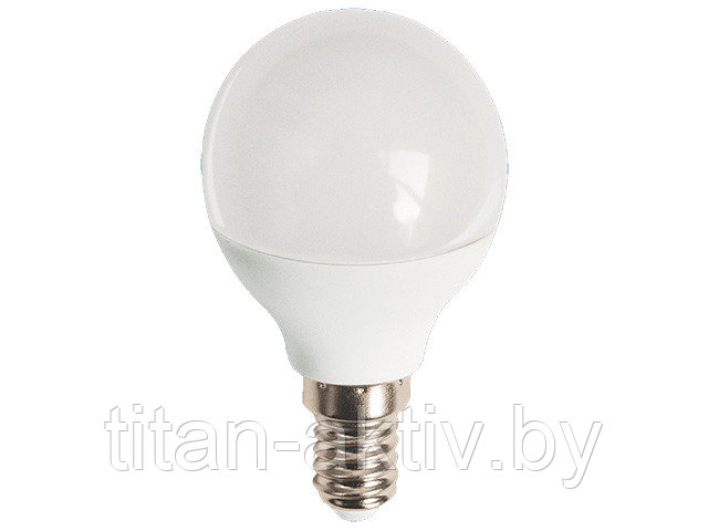 Лампа светодиодная G45 ШАР 8Вт PLED-LX 220-240В Е14 3000К JAZZWAY (60 Вт аналог лампы накаливания, - фото 1 - id-p201645573
