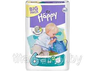 Подгузники детск. однораз. Junior Extra (16+кг) 54 шт. Bella Baby Happy