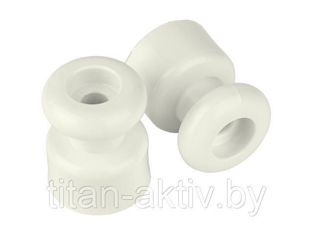 Изолятор для ретро провода (10шт\уп) бежевый BYLECTRICA