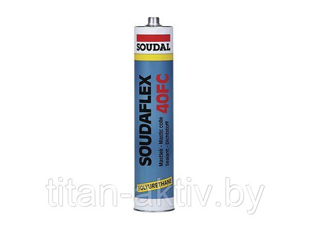 Клей-герметик полиуретановый ""Soudal"" Soudaflex 40FC серый 300 мл - фото 1 - id-p201647186