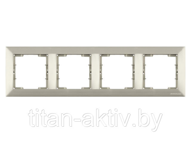 Рамка 4-ая горизонтальная титан, DARIA, MUTLUSAN