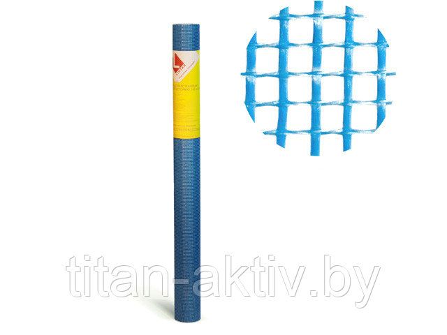 Стеклосетка штукатурная 5х5, 1мх10м, синяя, Mini (LIHTAR) - фото 1 - id-p201645309