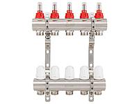 Коллекторная группа AVE777, 5 вых., AV Engineering (Для теплого пола и водоснабжения)