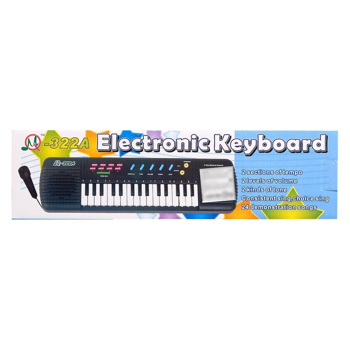 Детский музыкальный инструмент «Синтезатор: Музыкальная феерия», с микрофоном, 31 клавиша - фото 5 - id-p162759851