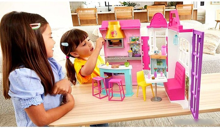 Аксессуары для кукольного домика Barbie Ресторан GXY72 - фото 2 - id-p201651953
