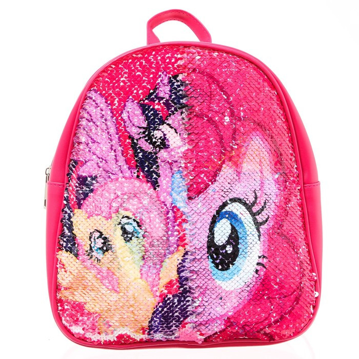 Рюкзак детский с двусторонними пайетками "Пинки Пай", My Little Pony - фото 2 - id-p201649817