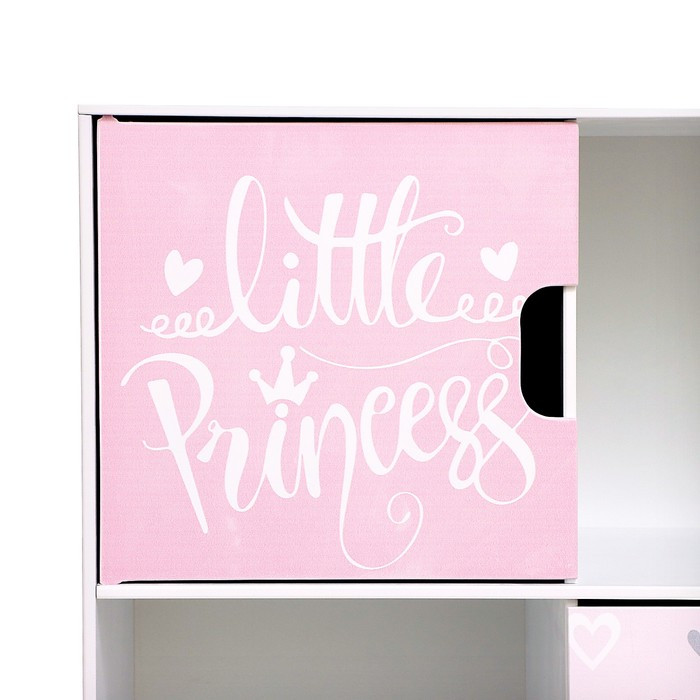 Стеллаж с дверцами Little Princess, 60 × 60 см, цвет белый - фото 6 - id-p174594571
