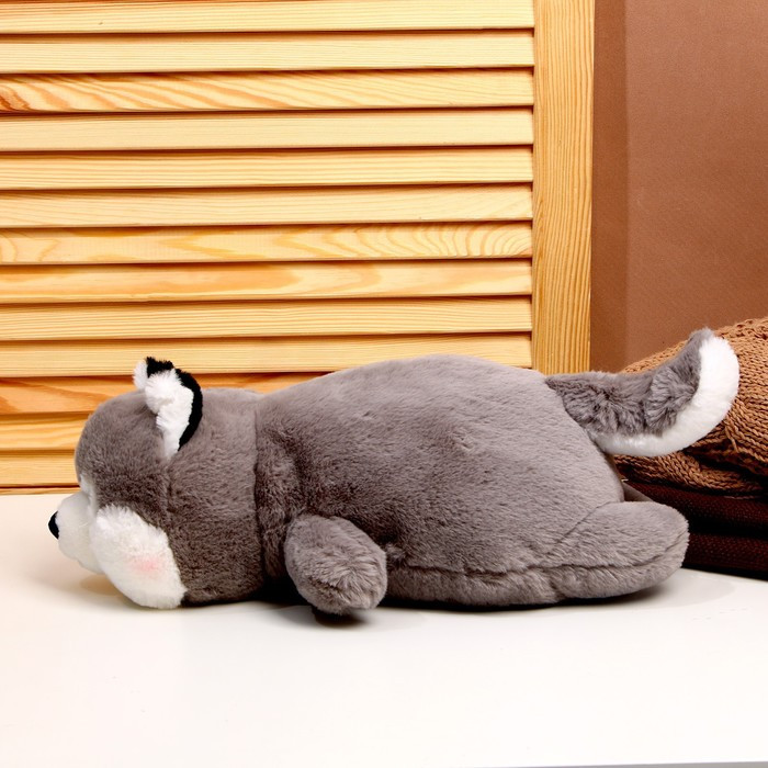 Мягкая игрушка «Хаски стесняшка», размер 35 см, цвет серый - фото 4 - id-p201650367