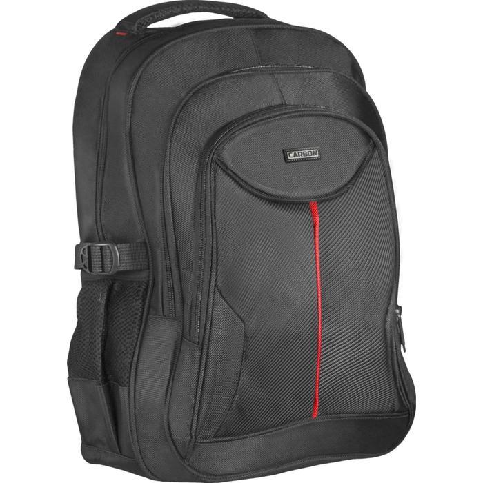 Сумка-рюкзак для ноутбука, органайзер, полиэстер, Defender Carbon 15.6, чёрный, 26077 - фото 1 - id-p201649818
