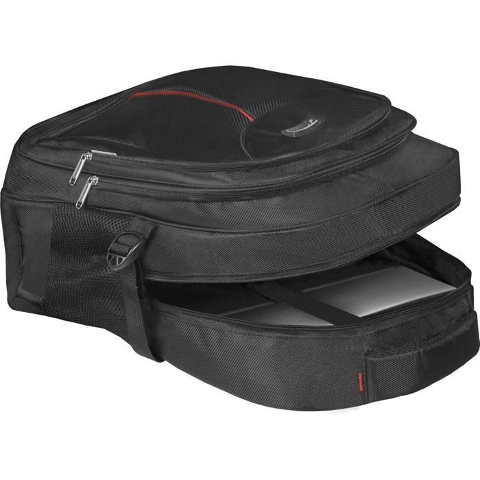 Сумка-рюкзак для ноутбука, органайзер, полиэстер, Defender Carbon 15.6, чёрный, 26077 - фото 2 - id-p201649818