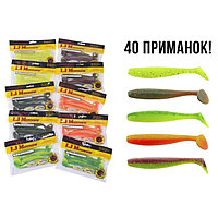 Виброхвосты съедоб. искусст. LJ Pro Series MINNOW 5.5in (13.90)/01SET 4шт. набор