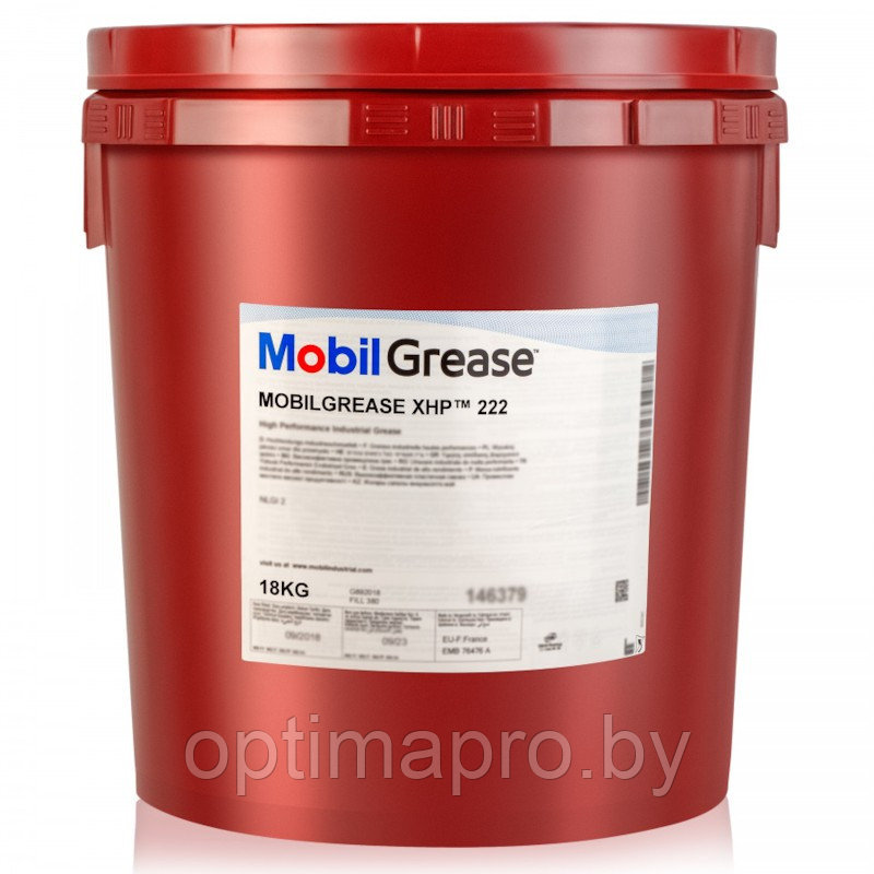 MOBIL Mobilgrease XHP 222, пластичная синтетическая смазка,18кг - фото 1 - id-p201651286