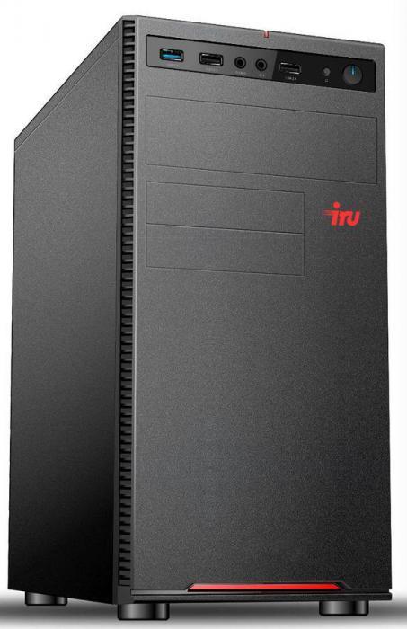 Компьютер iRU Home 310H5SE, Intel Core i3 10105, DDR4 8ГБ, 1ТБ, Intel UHD Graphics 630, Free DOS, черный - фото 1 - id-p200517808