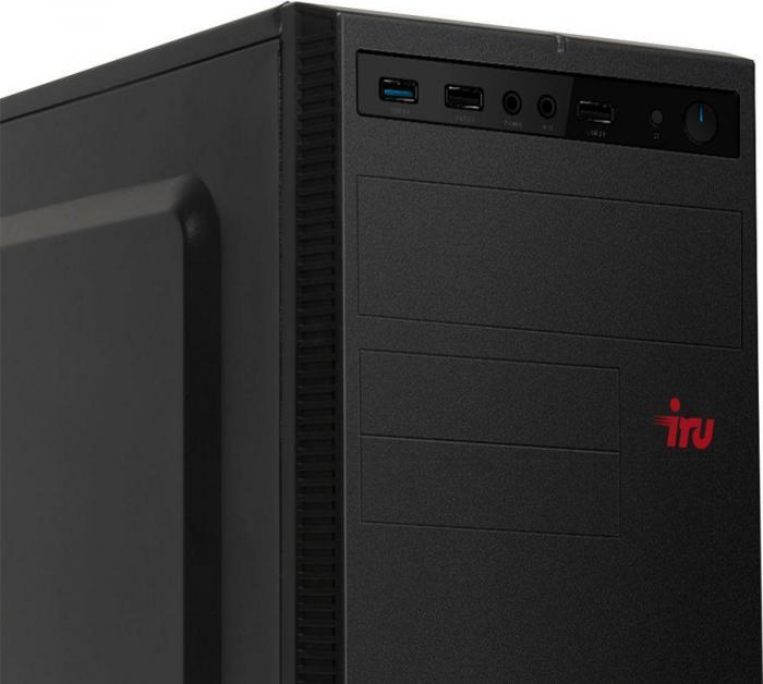 Компьютер iRU Home 310H5SE, Intel Core i3 10105, DDR4 8ГБ, 1ТБ, Intel UHD Graphics 630, Free DOS, черный - фото 6 - id-p200517808