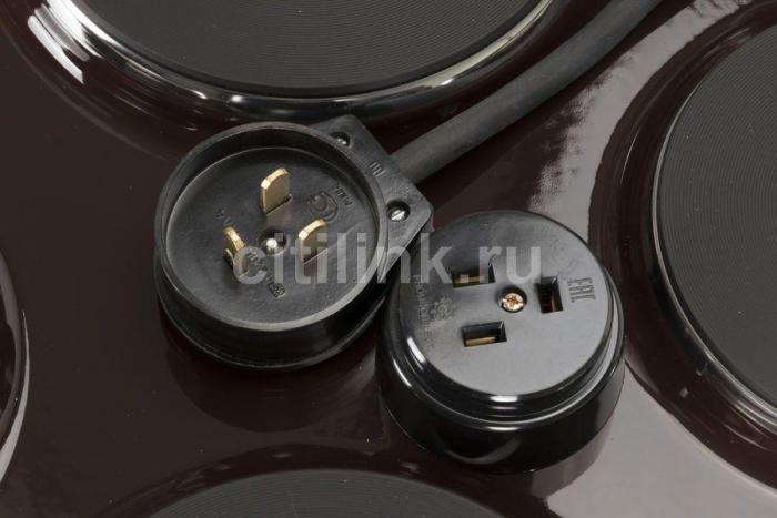 Электрическая плита ЛЫСЬВА ЭП 411, эмаль, коричневый - фото 3 - id-p200509907