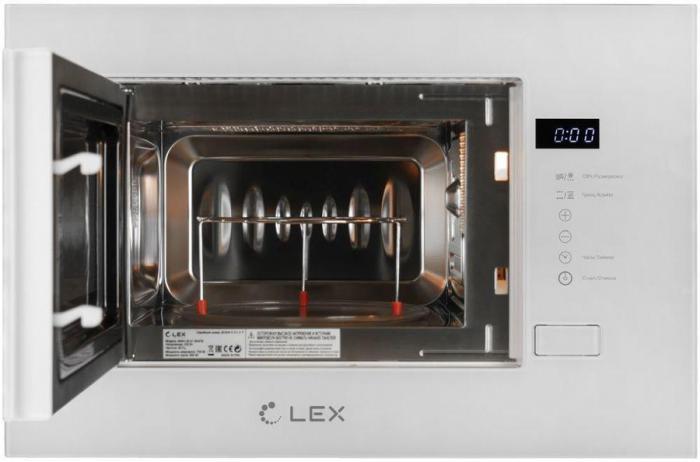Микроволновая печь LEX Bimo 20.01, встраиваемая, 20л, 700Вт, белый [chve000005] - фото 4 - id-p200516480