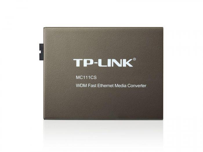 Медиаконвертер TP-Link MC111CS 10/100Mbit/s RJ45 - фото 1 - id-p200516571