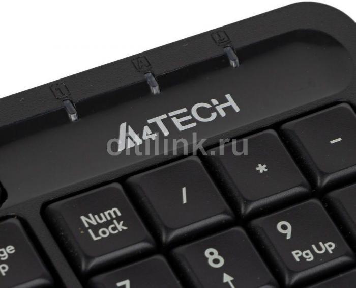 Комплект (клавиатура+мышь) A4TECH Fstyler FG1010, USB, беспроводной, черный и синий [fg1010 blue] - фото 7 - id-p200518104