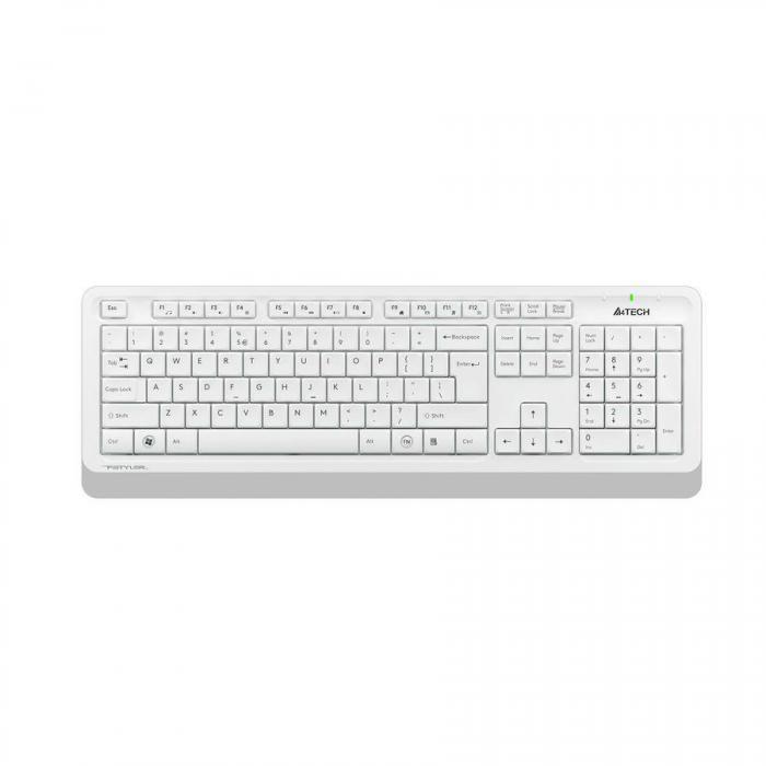 Комплект (клавиатура+мышь) A4TECH Fstyler FG1010, USB, беспроводной, белый [fg1010 white] - фото 8 - id-p200518107