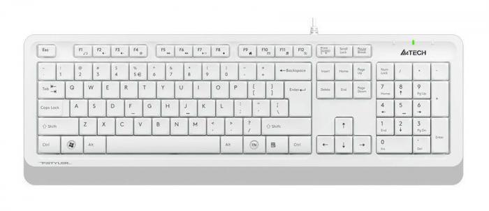 Комплект (клавиатура+мышь) A4TECH Fstyler F1010, USB, проводной, белый [f1010 white] - фото 7 - id-p200518110