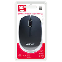 Мышь беспроводная Smartbuy ONE 368AG, серый, черный USB, 3btn+Roll, арт.SBM-368AG-KG