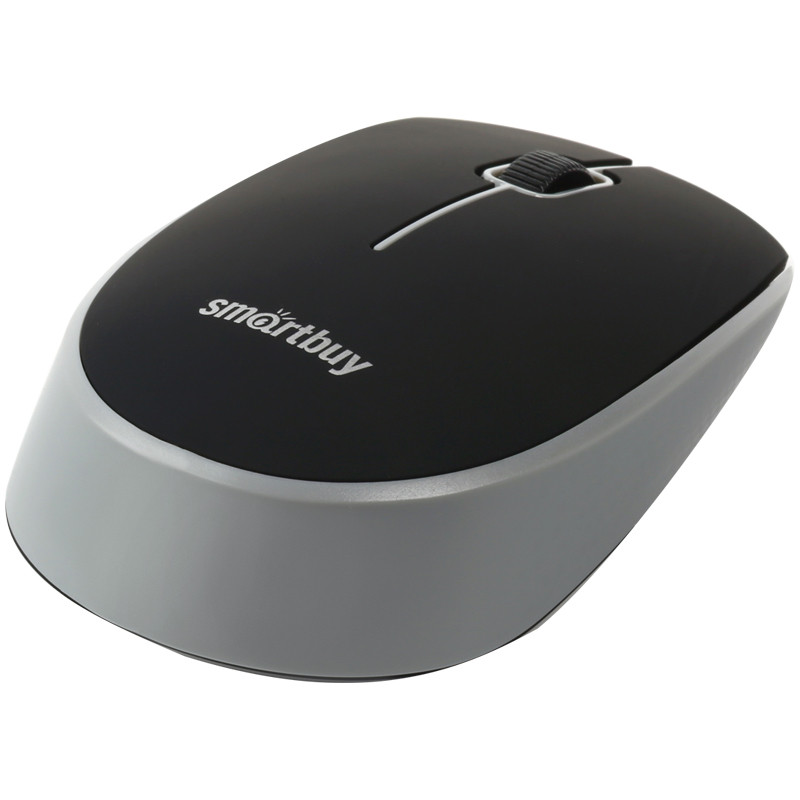Мышь беспроводная Smartbuy ONE 368AG, серый, черный USB, 3btn+Roll, арт.SBM-368AG-KG - фото 2 - id-p201652987