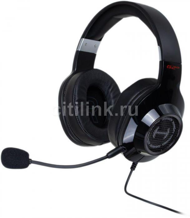 Гарнитура игровая Edifier G2 SE, для компьютера и игровых консолей, накладные, черный