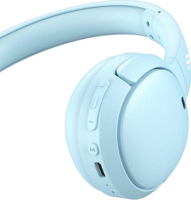 Наушники Edifier WH500, Bluetooth, накладные, синий - фото 6 - id-p200520016